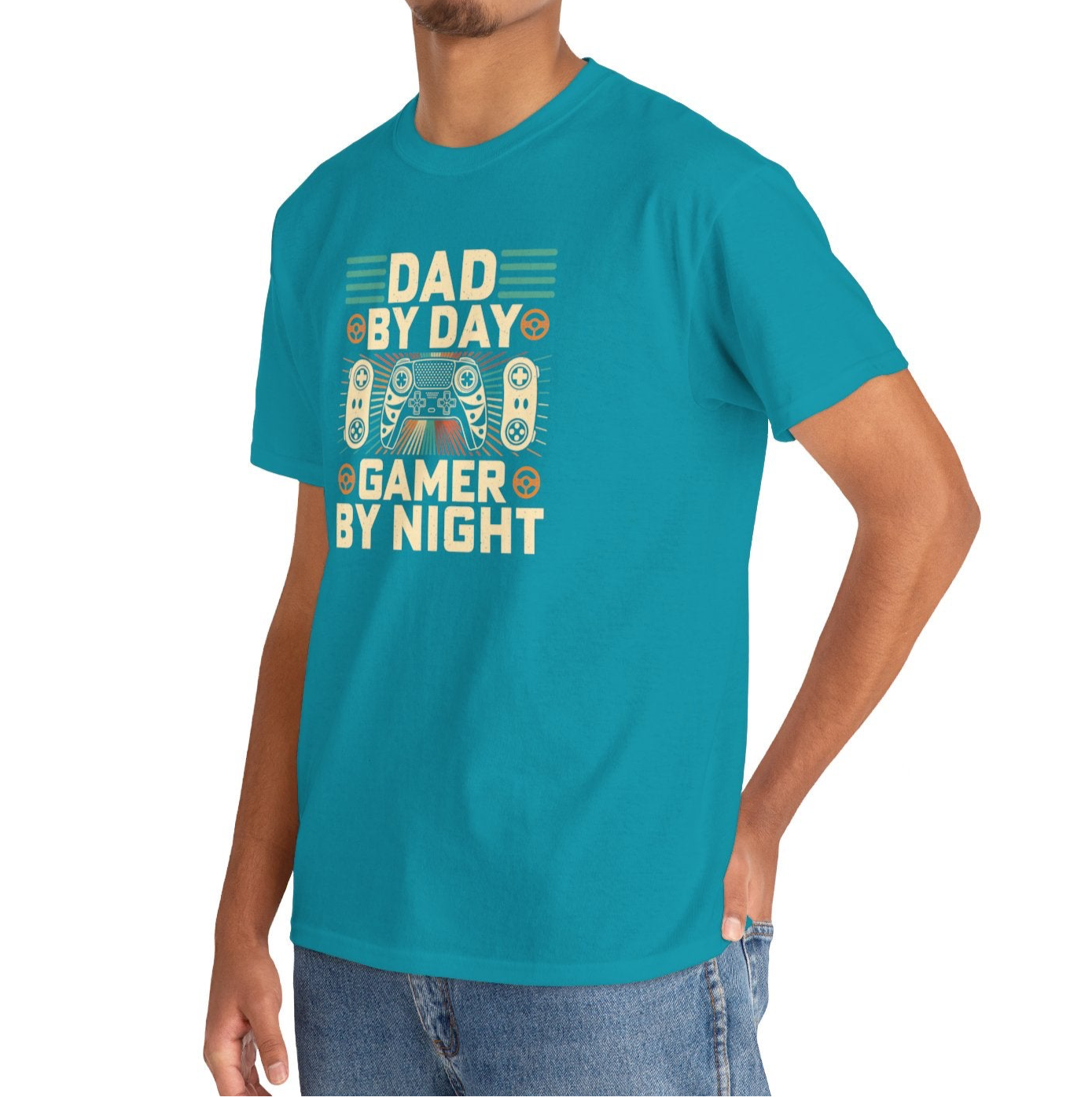 Dad Gamer Cotton Tee - Kim’s Signature Beauty & Accessories    