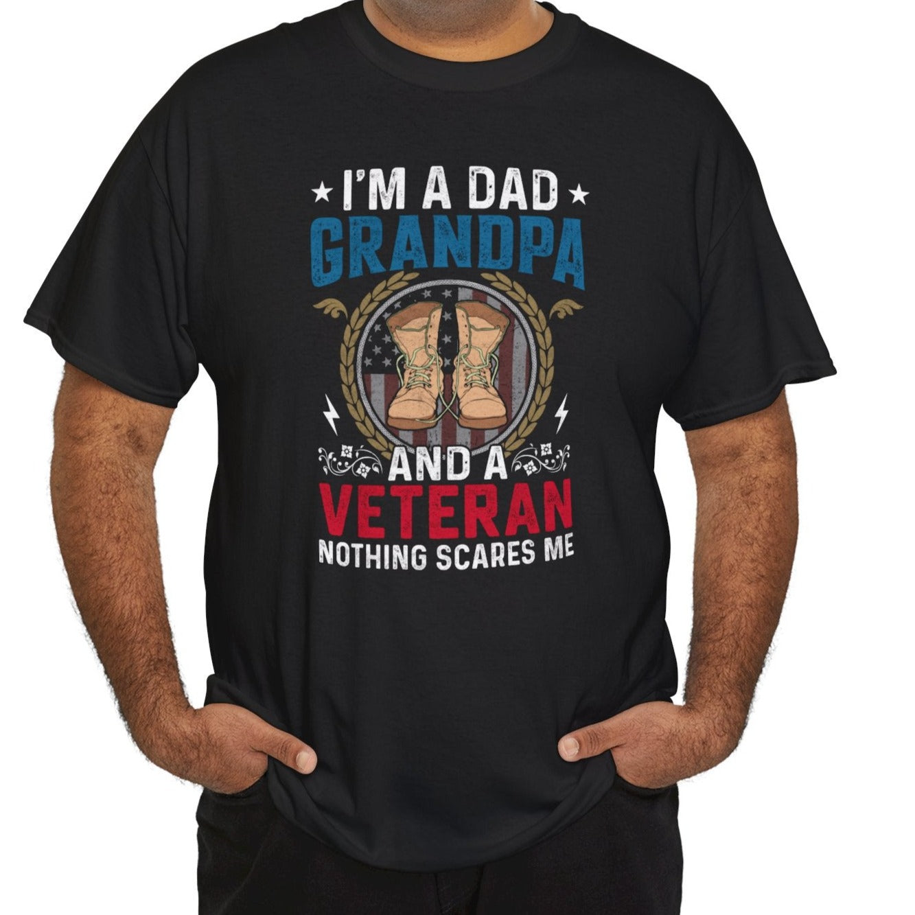 Dad, Grandpa, Veteran Cotton Tee - Kim’s Signature Beauty & Accessories    