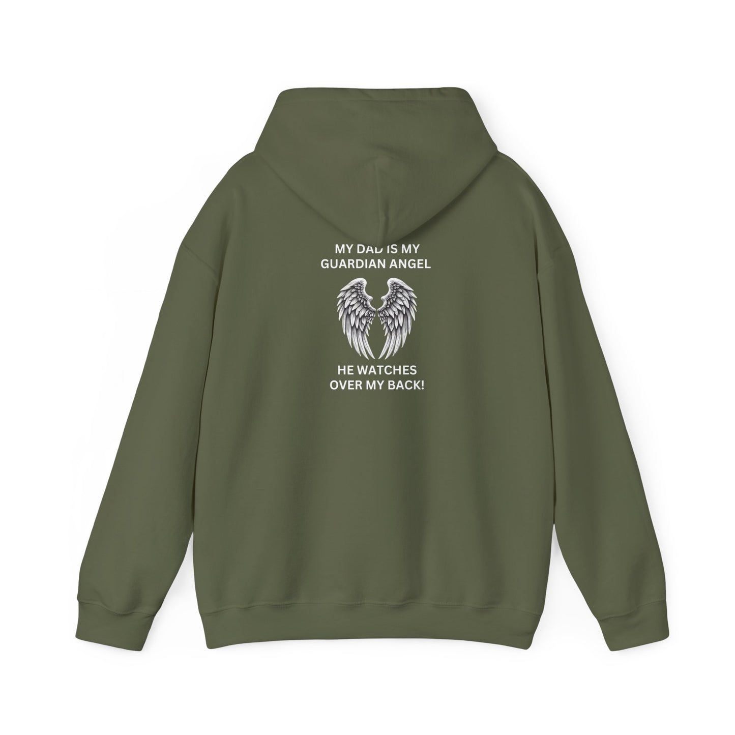 Dad, Is my Guardian Angel | Hooded Sweatshirt - Kim’s Signature Beauty & Accessories    