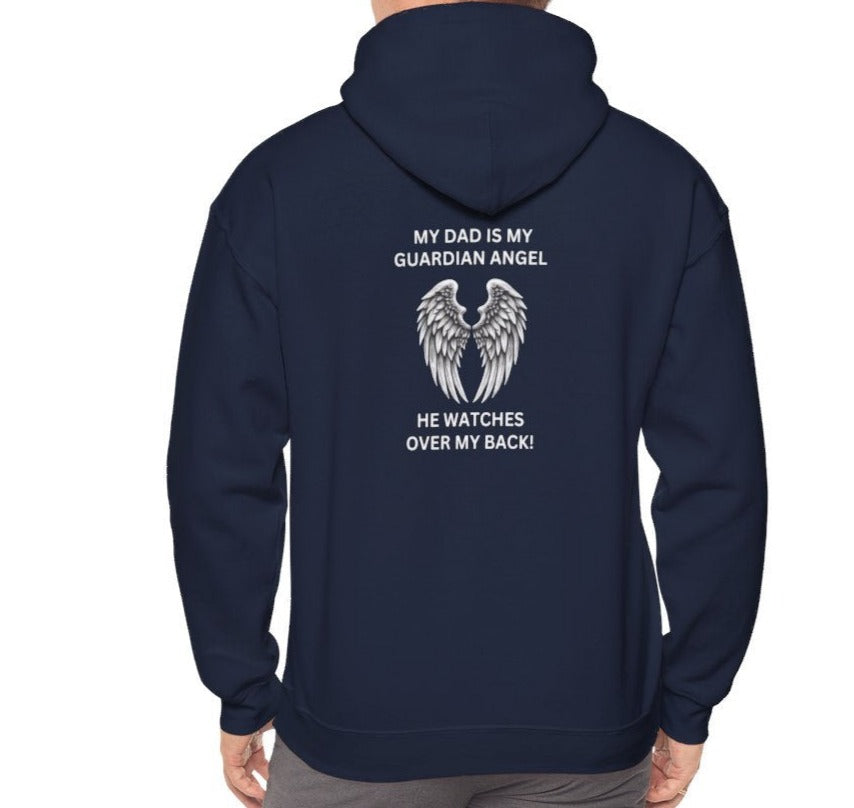 Dad, Is my Guardian Angel | Hooded Sweatshirt - Kim’s Signature Beauty & Accessories    