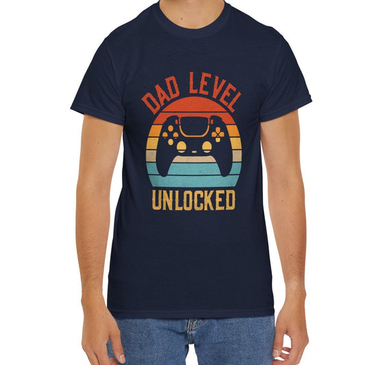 Dad Level Unlocked Tee - Kim’s Signature Beauty & Accessories    