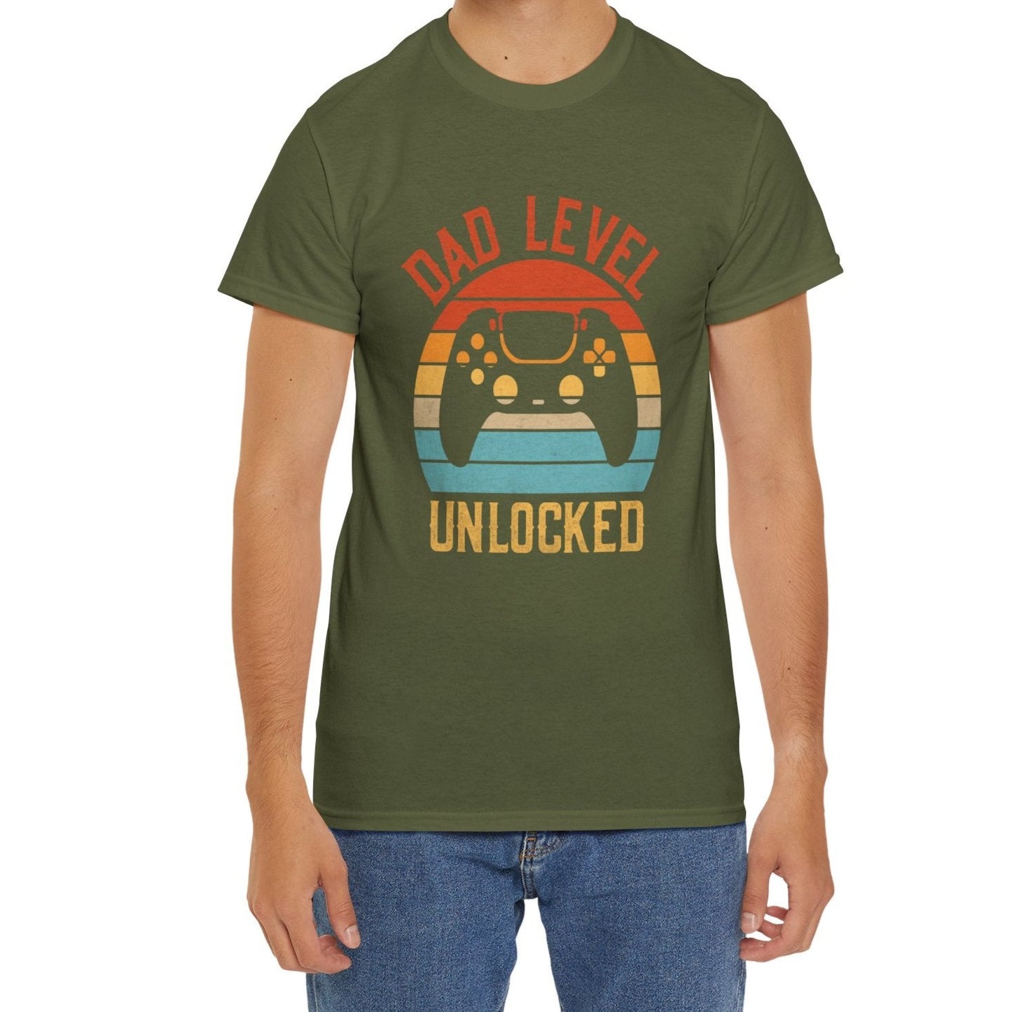 Dad Level Unlocked Tee - Kim’s Signature Beauty & Accessories    