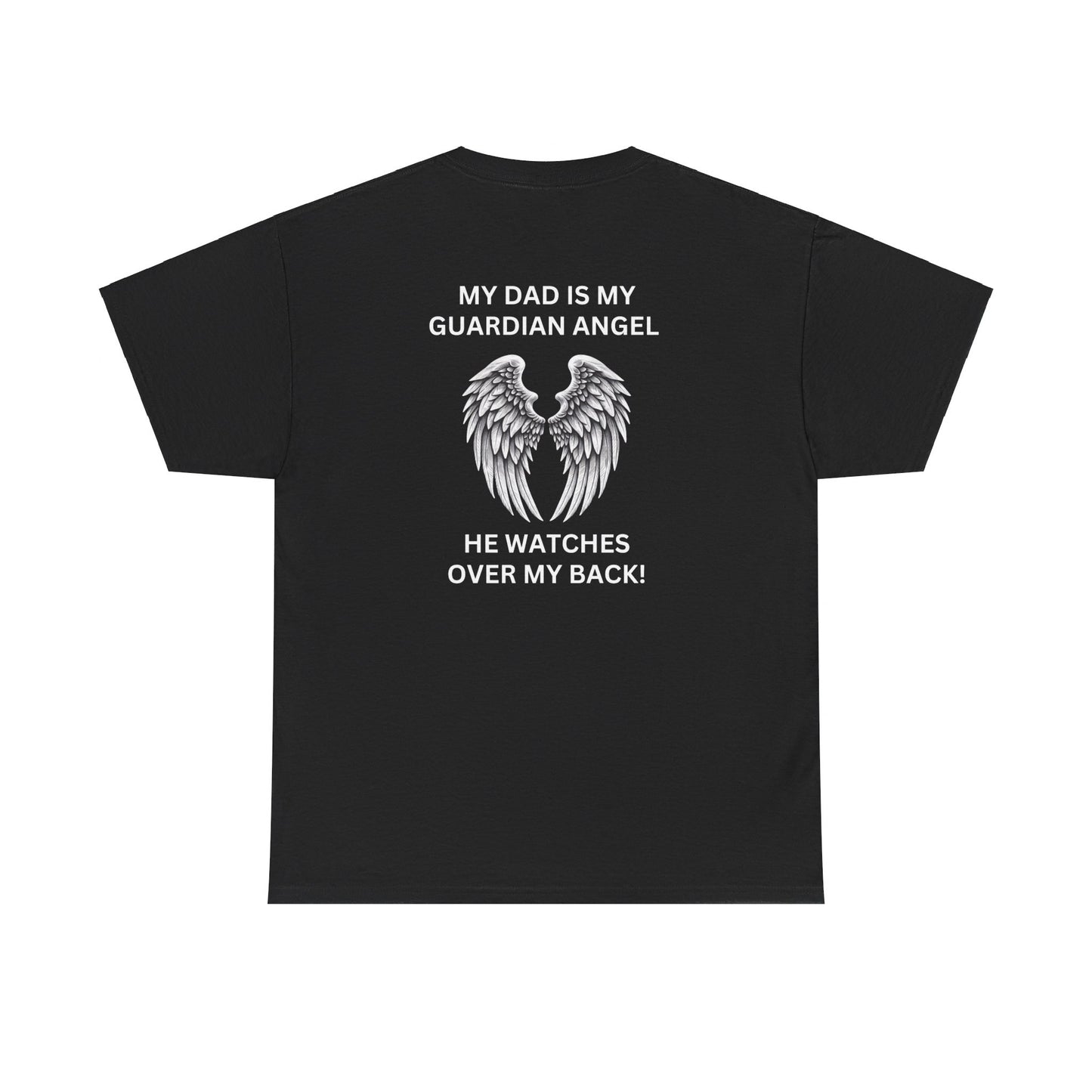 Dad, My Guardian Angel |  Unisex Cotton Tee - Kim’s Signature Beauty & Accessories    