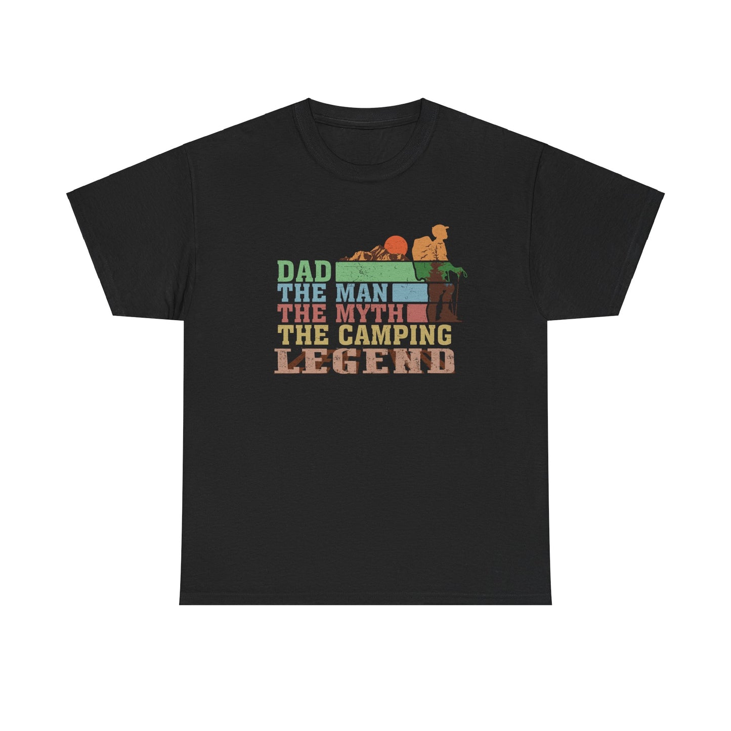 Dad The Camping Legend |  Cotton Tee - Kim’s Signature Beauty & Accessories    