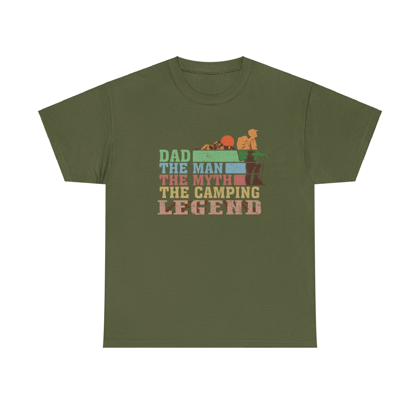 Dad The Camping Legend |  Cotton Tee - Kim’s Signature Beauty & Accessories    