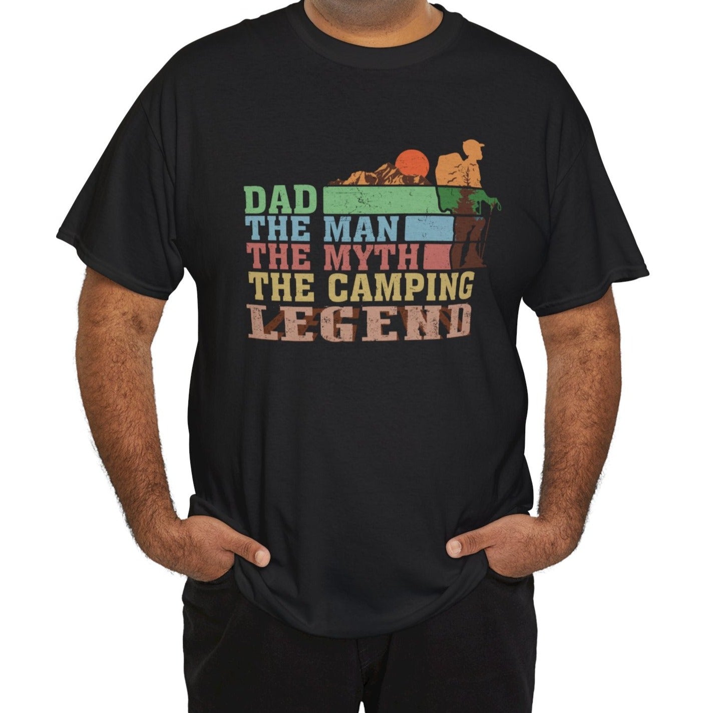 Dad The Camping Legend |  Cotton Tee - Kim’s Signature Beauty & Accessories    