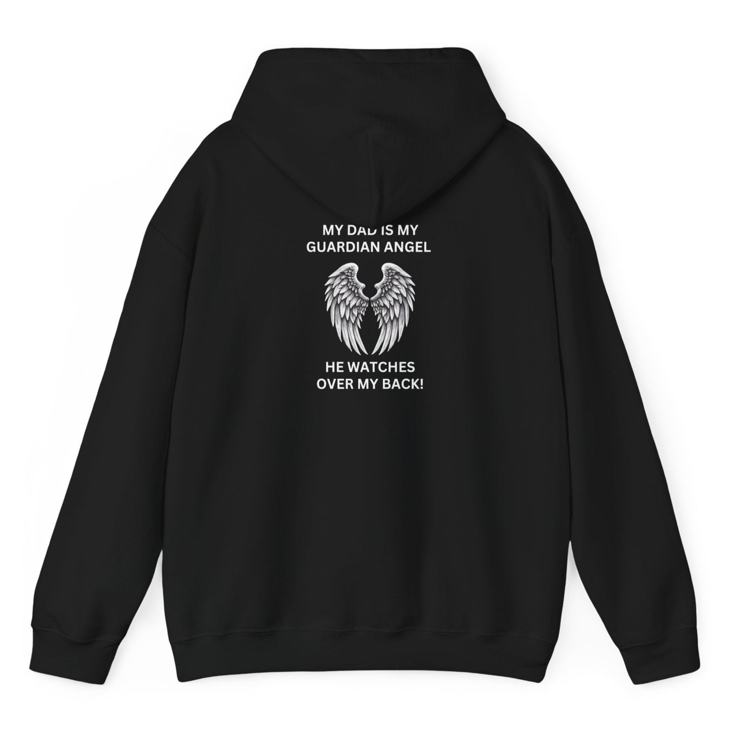 Dad, Watches Over My back Hoodie - Kim’s Signature Beauty & Accessories    