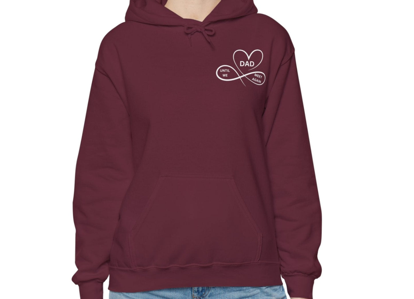 Dad, Watches Over My back Hoodie - Kim’s Signature Beauty & Accessories    