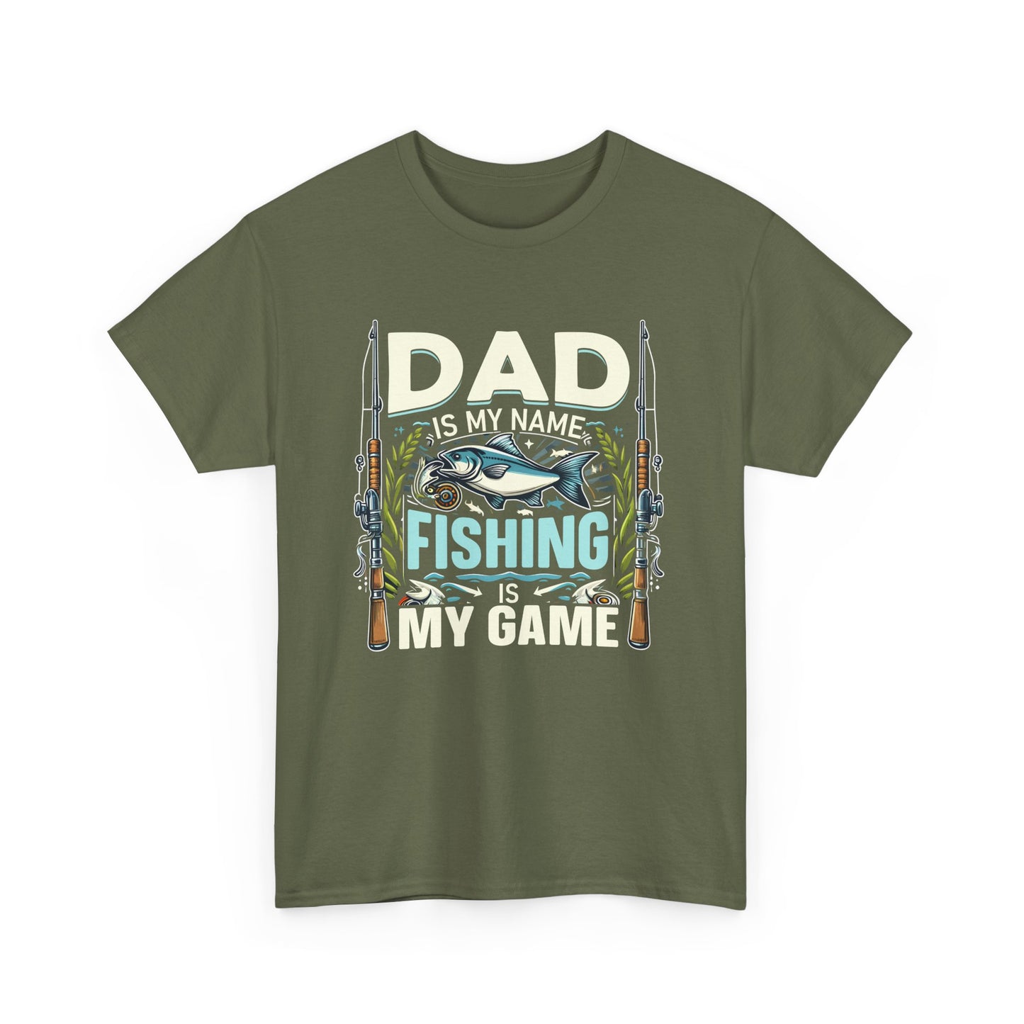 Dad is My Name, Fishing is my Game Tee - Kim’s Signature Beauty & Accessories    