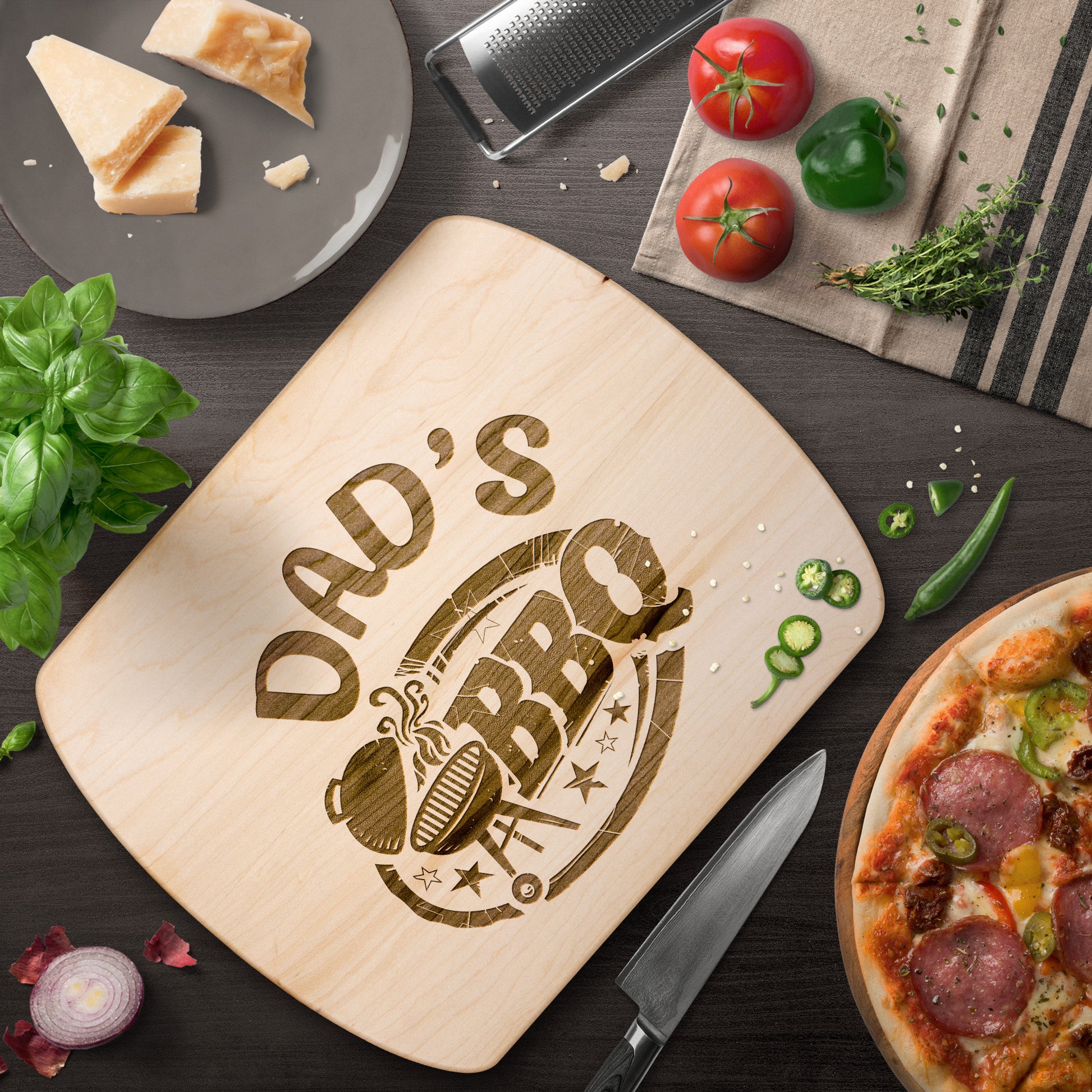 Dad's BBQ Cutting Board - Kim’s Signature Beauty & Accessories    