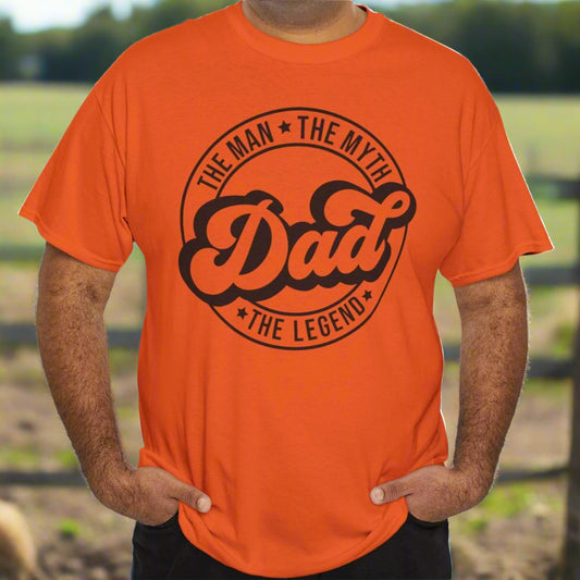Dad, the Myth, the Legend Cotton Tee - Kim’s Signature Beauty & Accessories    