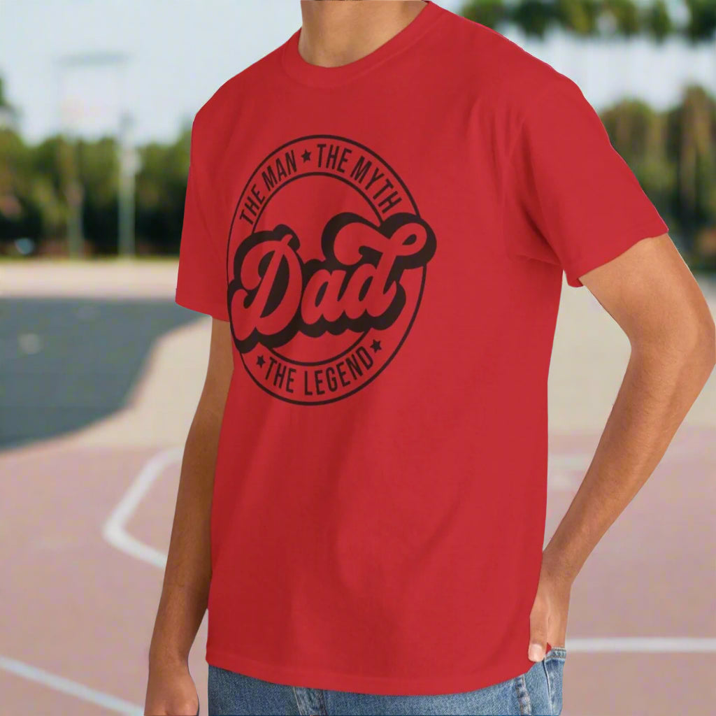 Dad, the Myth, the Legend Cotton Tee - Kim’s Signature Beauty & Accessories    