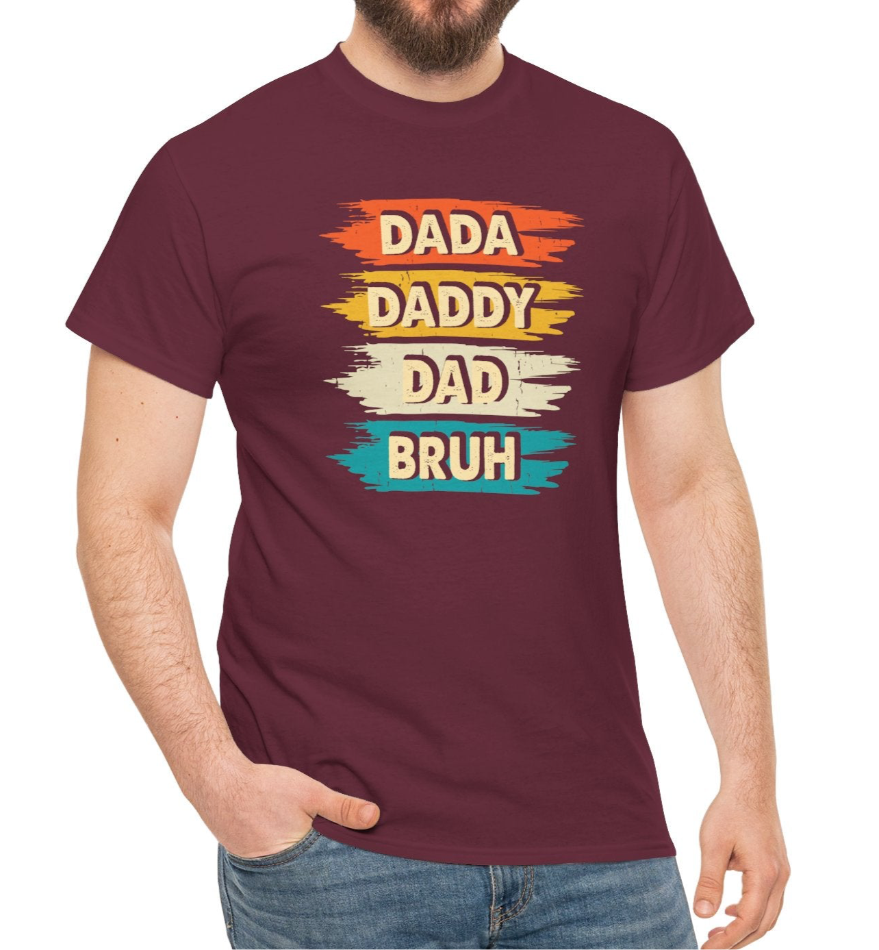 Daddy Bruh Cotton Tee - Kim’s Signature Beauty & Accessories    
