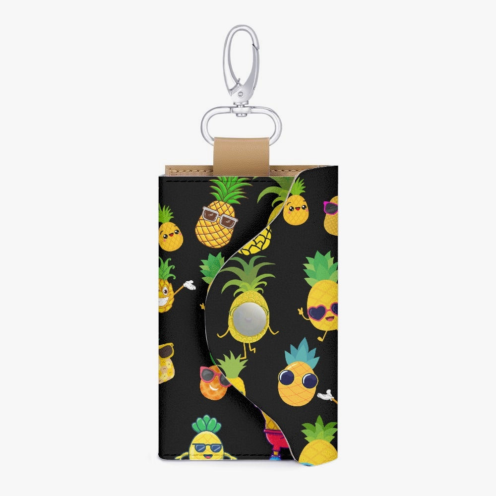 Dancing Pineapples Key Holder Case - Kim’s Signature Beauty & Accessories    