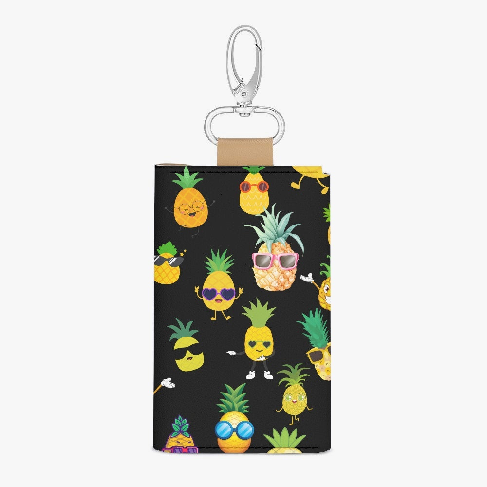 Dancing Pineapples Key Holder Case - Kim’s Signature Beauty & Accessories    