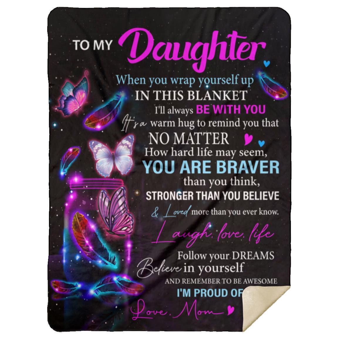 Daughter Butterfly Blanket from Mom - Kim’s Signature Beauty & Accessories    