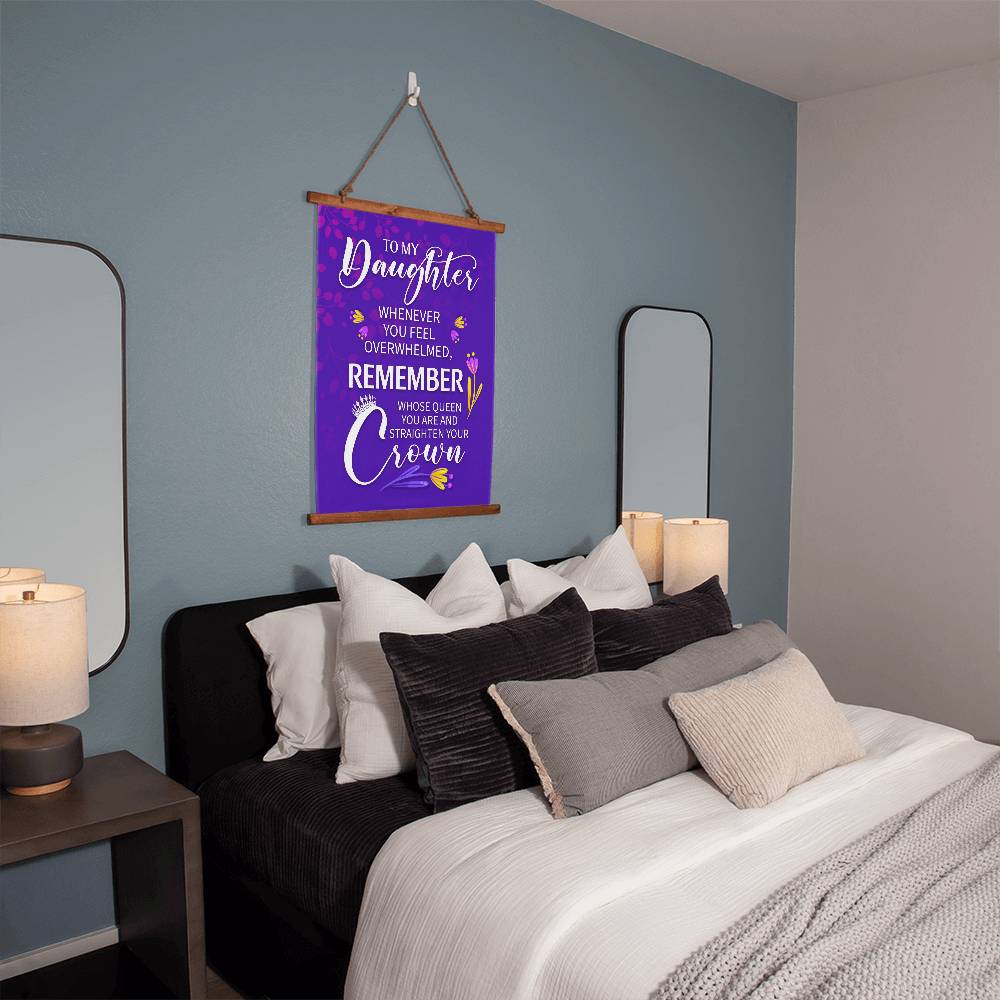 Daughter Crown Wall Tapestry - Kim’s Signature Beauty & Accessories    