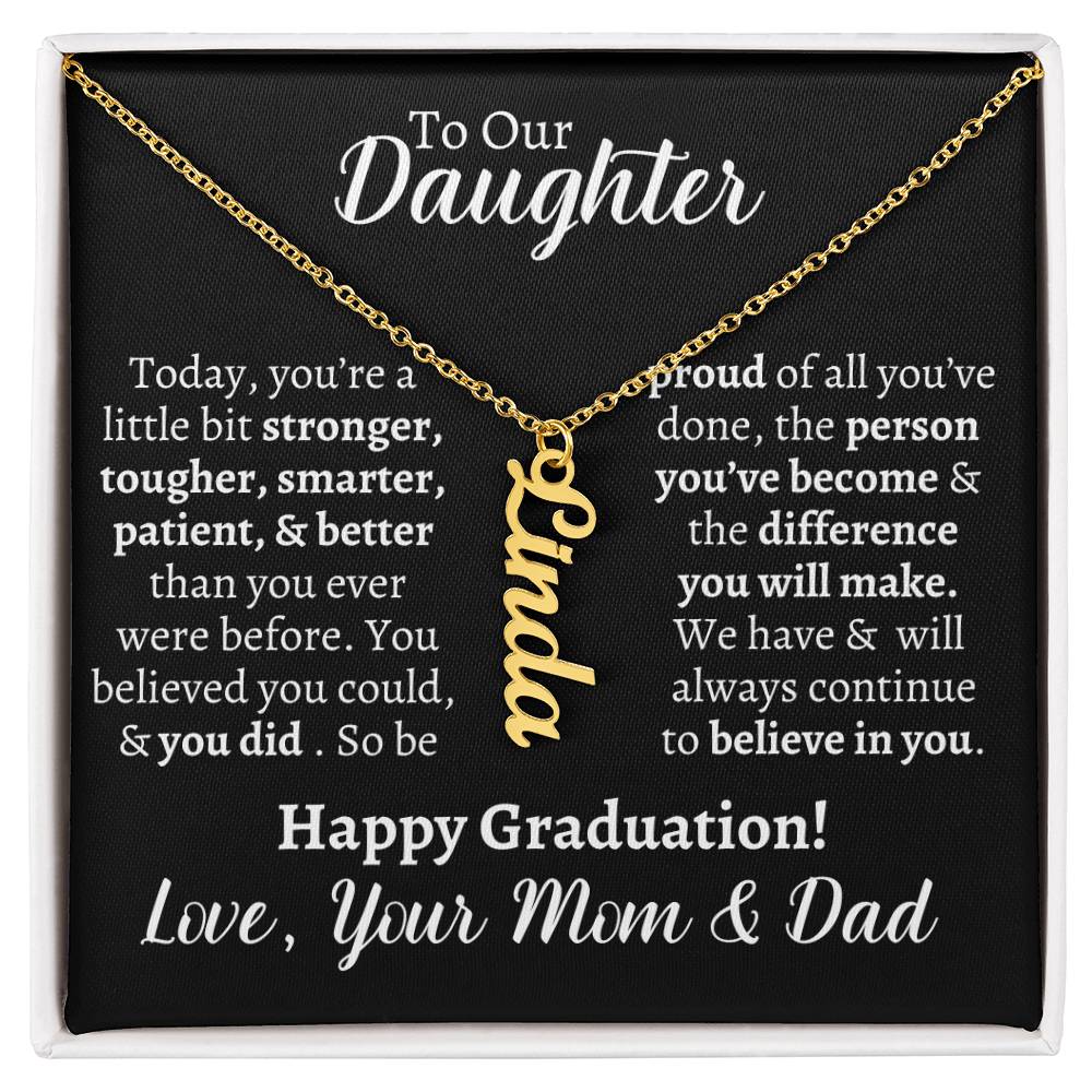 Daughter Graduation Personalized Necklace - Kim’s Signature Beauty & Accessories    