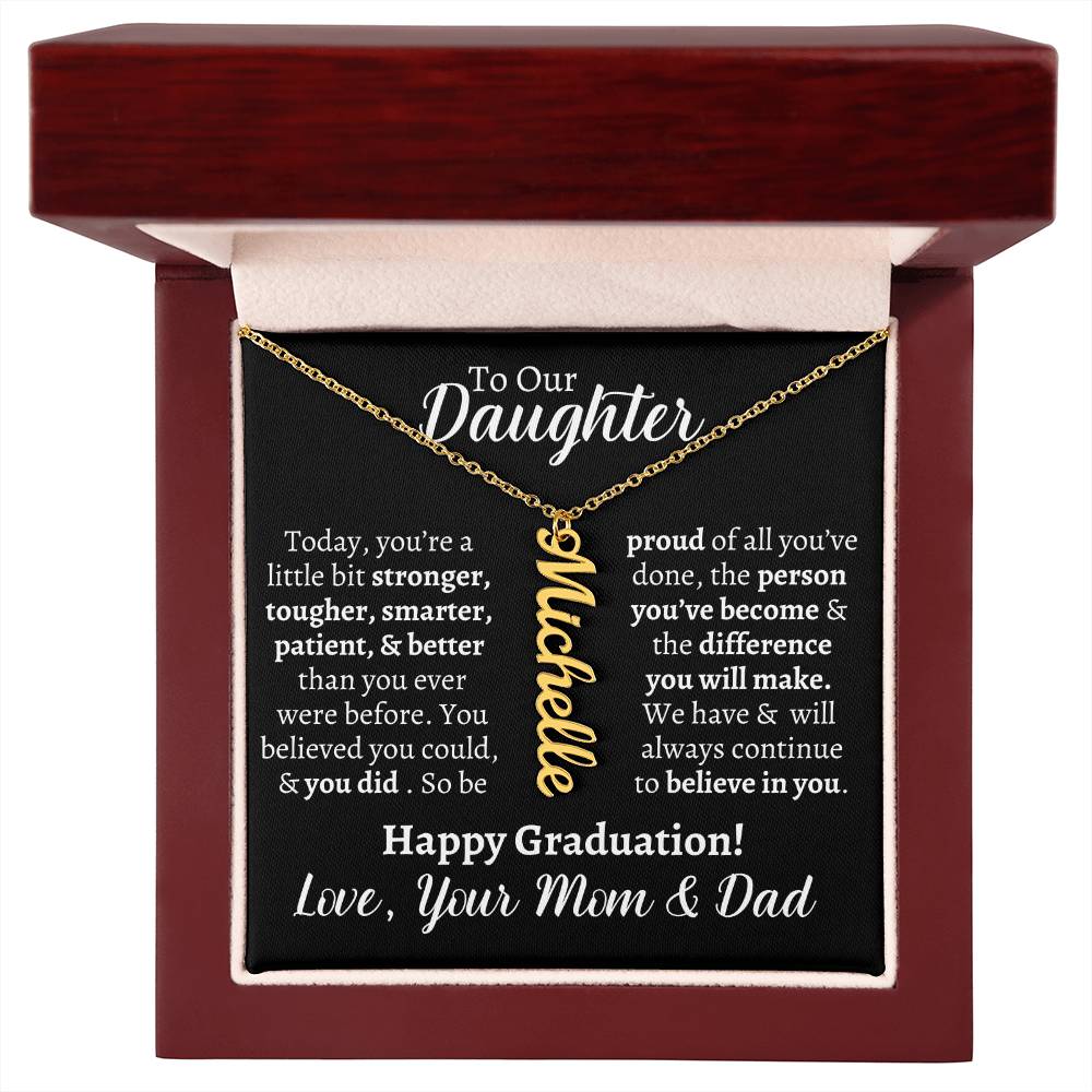 Daughter Graduation Personalized Necklace - Kim’s Signature Beauty & Accessories    