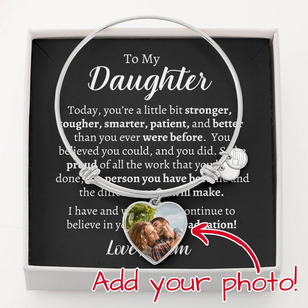 Daughter Graduation Photo Upload Bracelet - Kim’s Signature Beauty & Accessories    