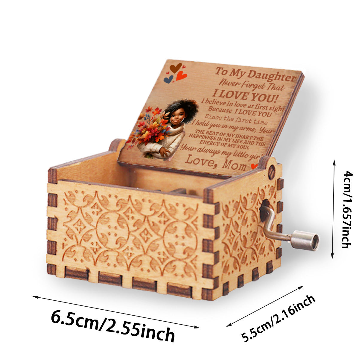 Daughter, Message Music Box - Kim’s Signature Beauty & Accessories    