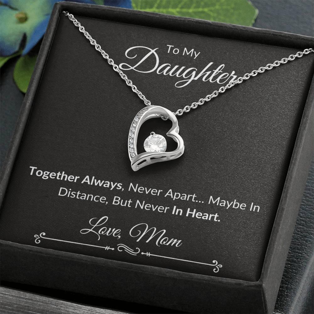 Daughter & Mom Together Always Necklace & Heartfelt Message Card - Kim’s Signature Beauty & Accessories    