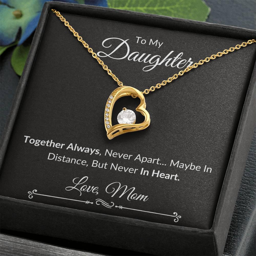 Daughter & Mom Together Always Necklace & Heartfelt Message Card - Kim’s Signature Beauty & Accessories    