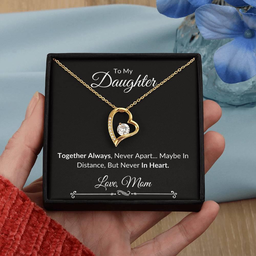 Daughter & Mom Together Always Necklace & Heartfelt Message Card - Kim’s Signature Beauty & Accessories    