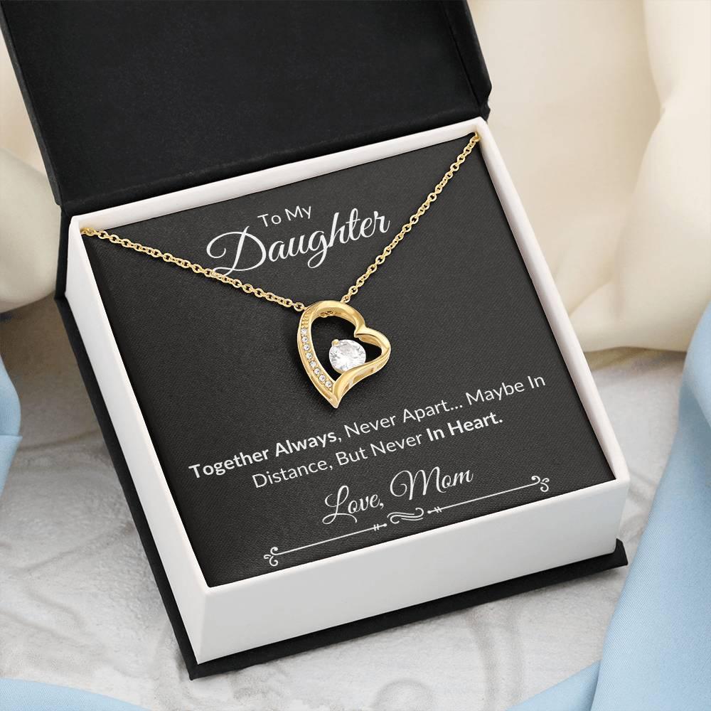 Daughter & Mom Together Always Necklace & Heartfelt Message Card - Kim’s Signature Beauty & Accessories    