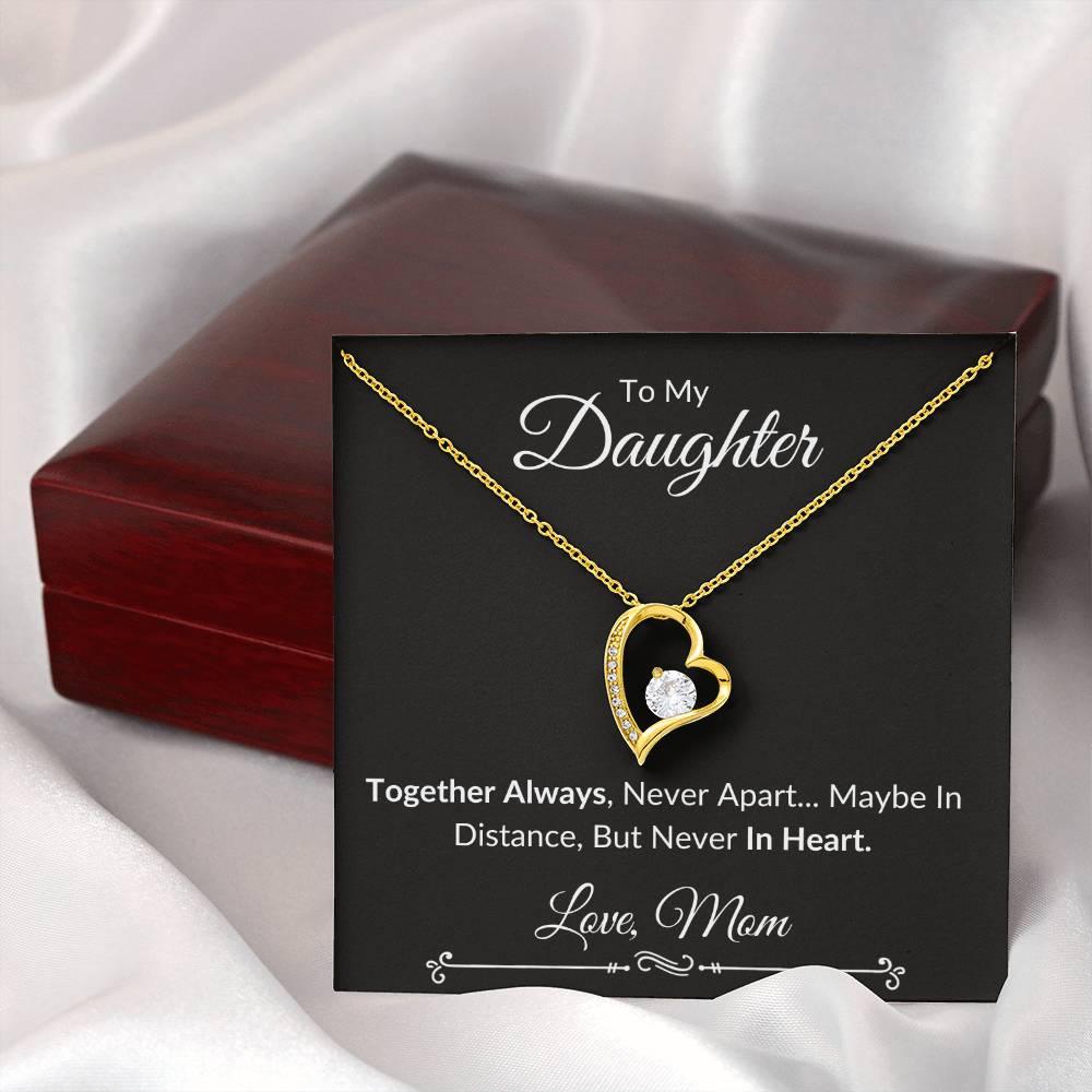 Daughter & Mom Together Always Necklace & Heartfelt Message Card - Kim’s Signature Beauty & Accessories    