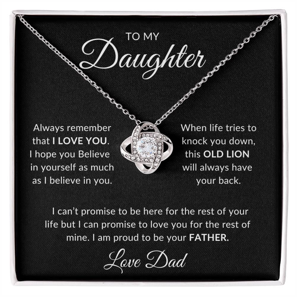 Daughter, Necklace Message from Dad - Kim’s Signature Beauty & Accessories    