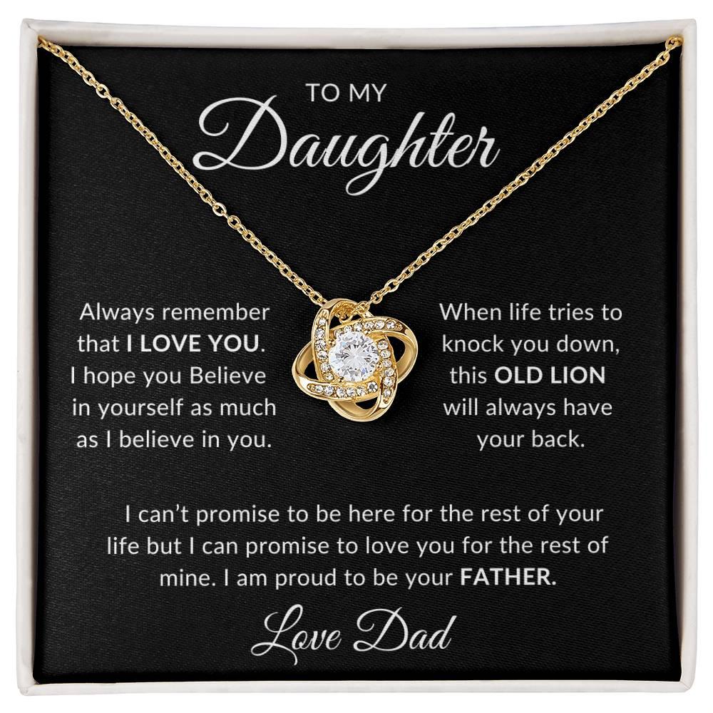 Daughter, Necklace Message from Dad - Kim’s Signature Beauty & Accessories    