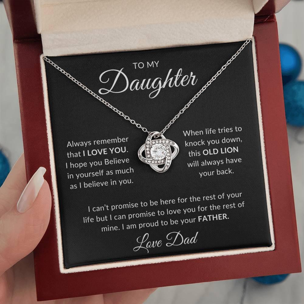 Daughter, Necklace Message from Dad - Kim’s Signature Beauty & Accessories    