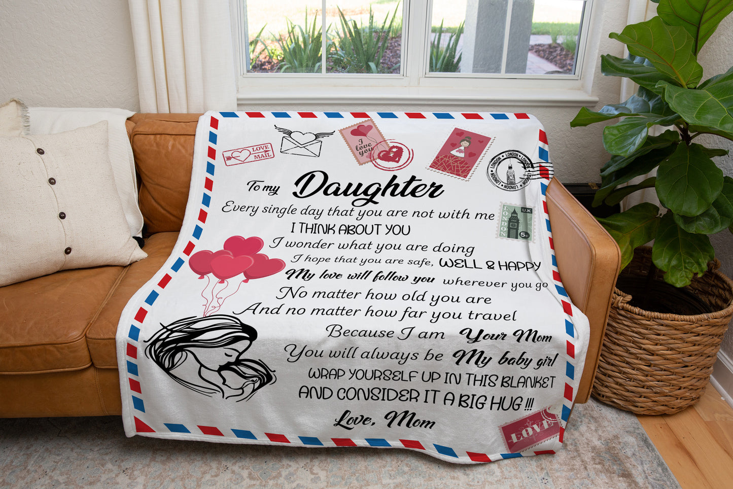 Daughter, You are my Baby Girl Blanket - Kim’s Signature Beauty & Accessories    