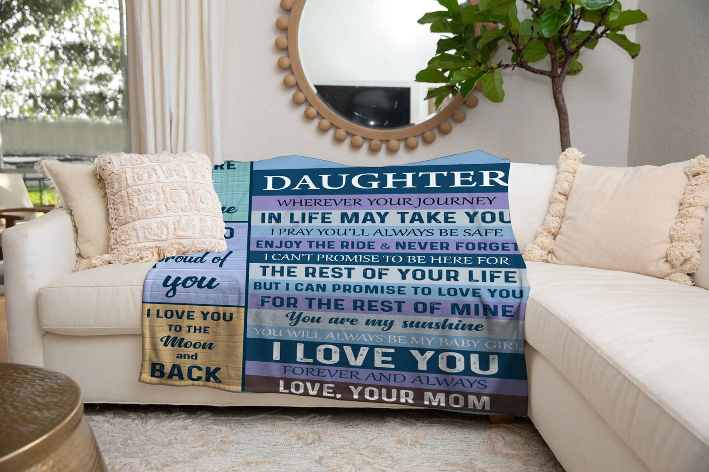 Daughter, You are my Sunshine Blanket - Kim’s Signature Beauty & Accessories    