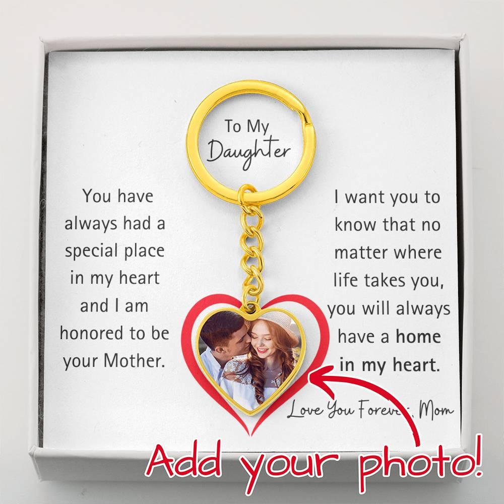 Daughter, You hold a special place| Photo Keychain - Kim’s Signature Beauty & Accessories    