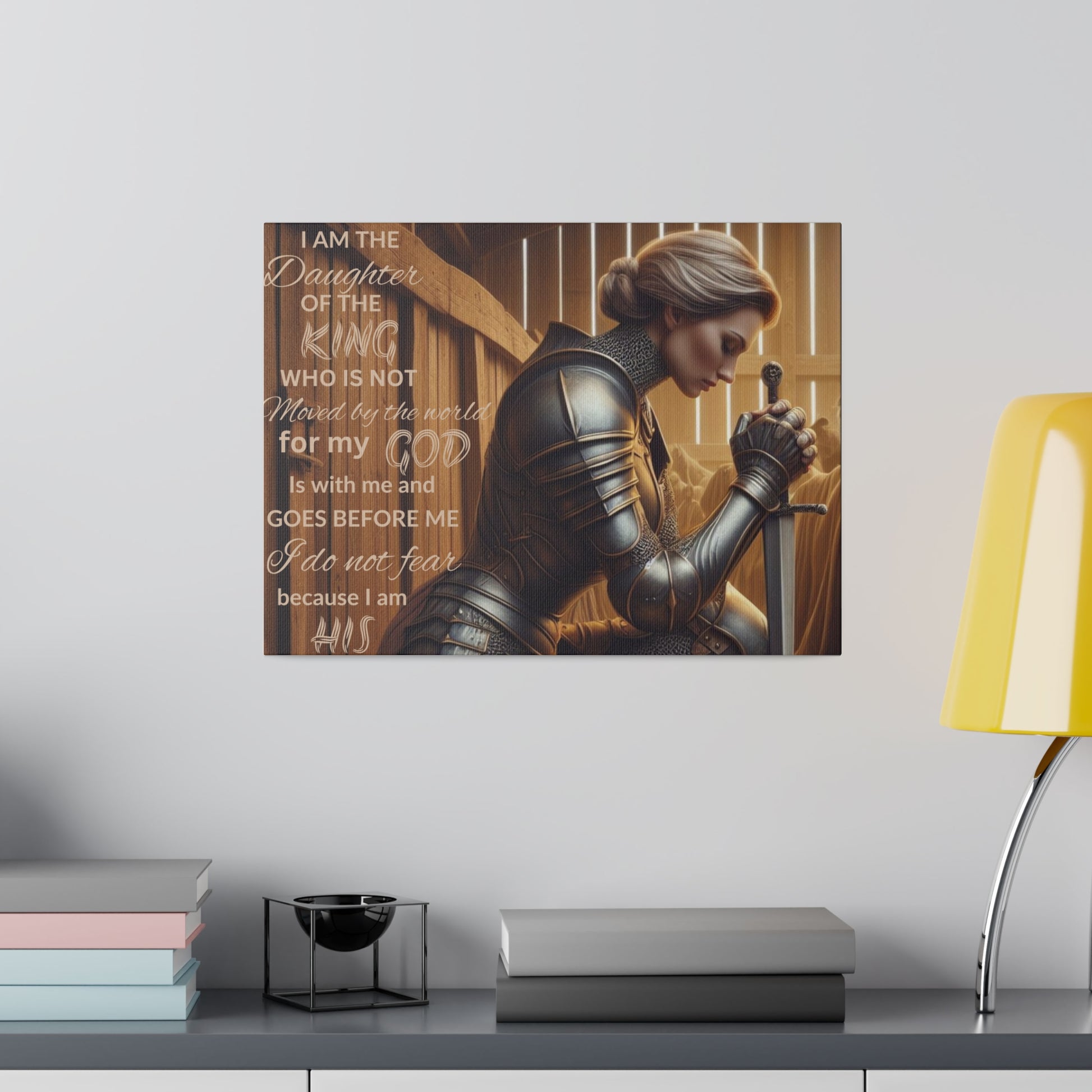 Daughter of the King Wall Canvas - Kim’s Signature Beauty & Accessories    