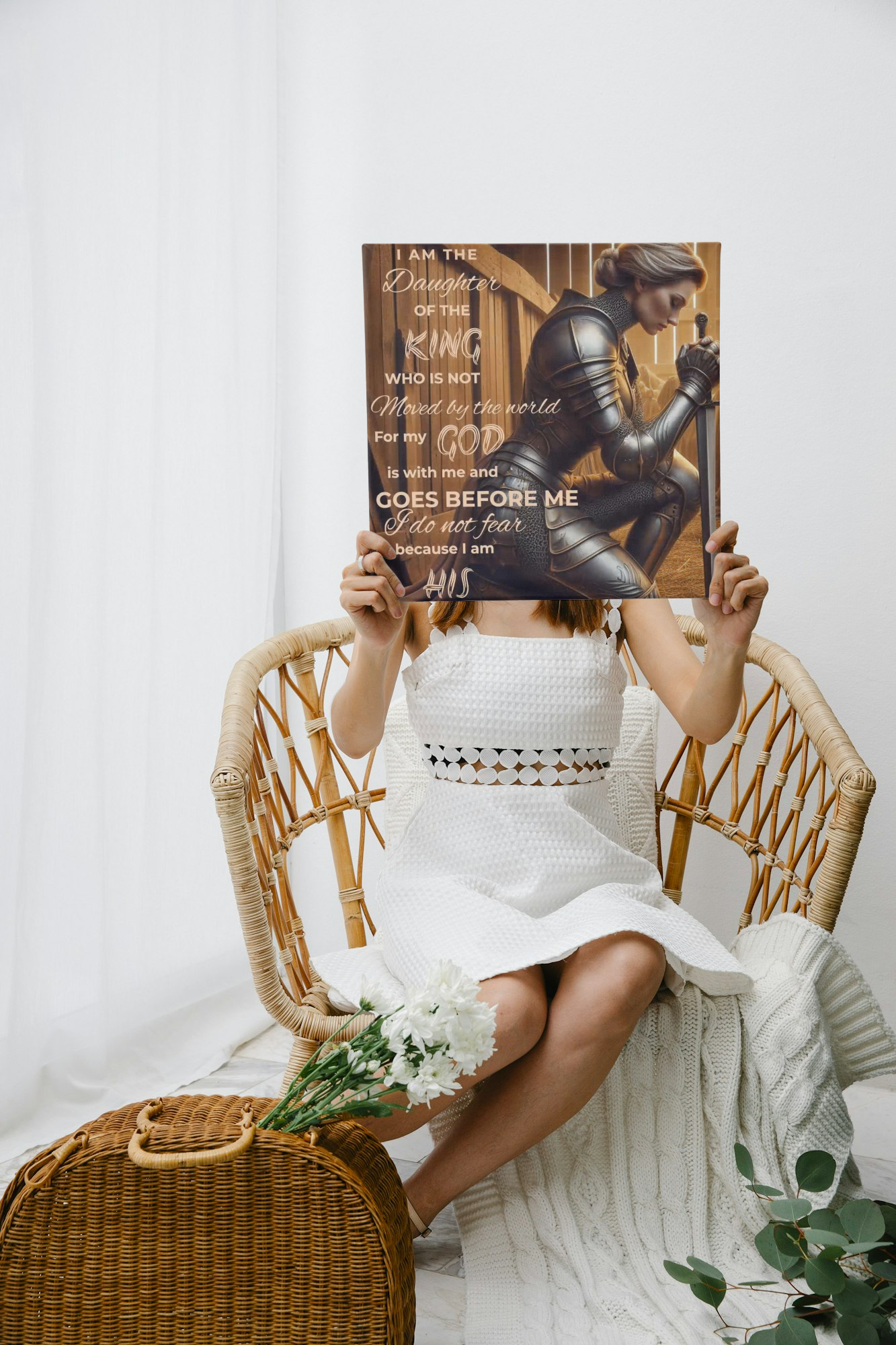 Daughter of the King Wall Canvas - Kim’s Signature Beauty & Accessories    