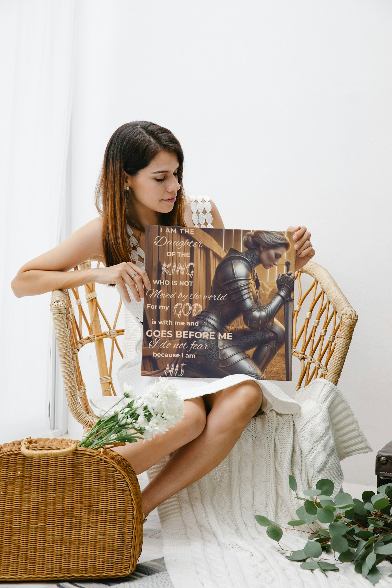 Daughter of the King Wall Canvas - Kim’s Signature Beauty & Accessories    