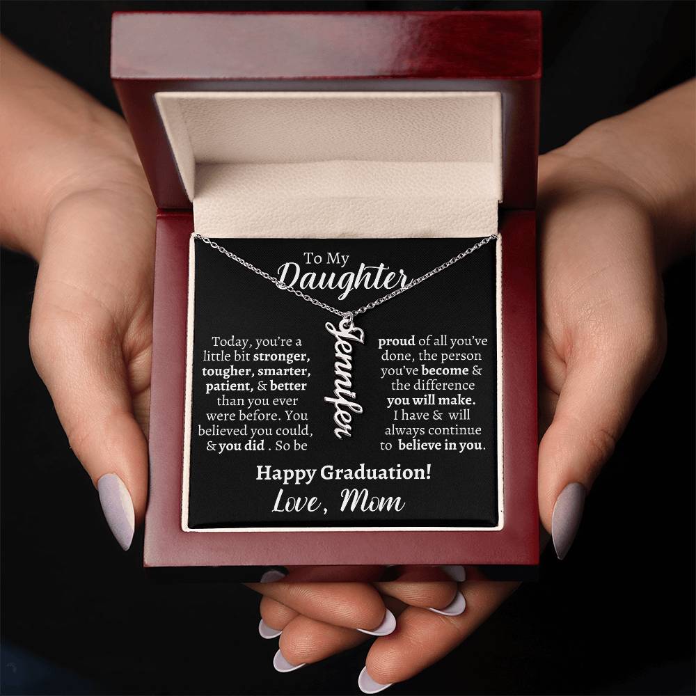 Daughter's Happy Graduation - Personalized necklace - Kim’s Signature Beauty & Accessories    
