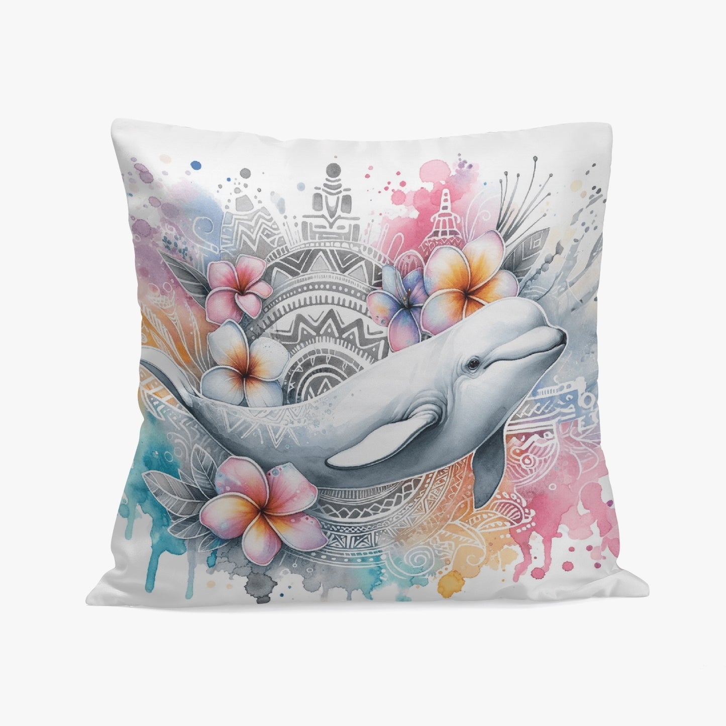 Dazzling Dolphin Undersea 18" Pillow Cover - Kim’s Signature Beauty & Accessories    