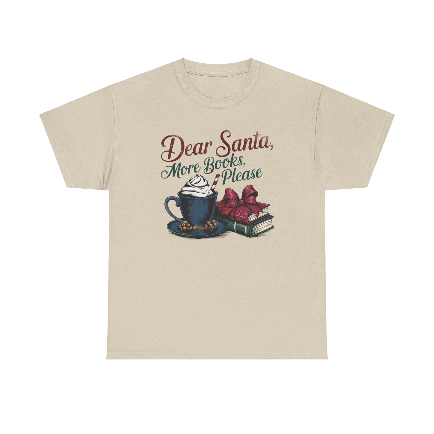 Dear Santa, More Books Please Tee - Kim’s Signature Beauty & Accessories    