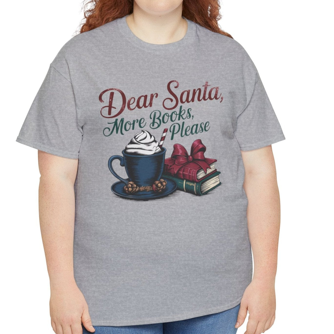 Dear Santa, More Books Please Tee - Kim’s Signature Beauty & Accessories    