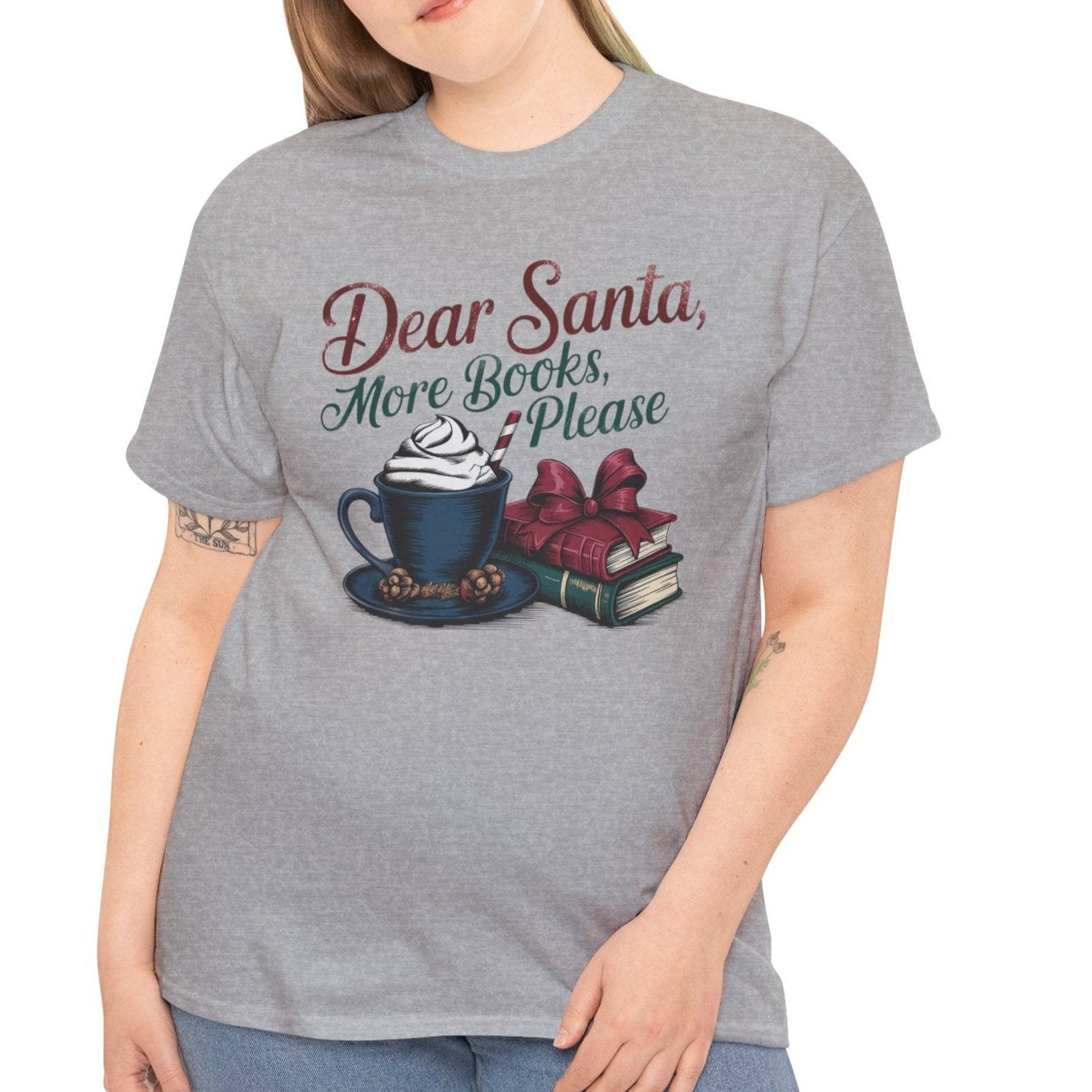 Dear Santa, More Books Please Tee - Kim’s Signature Beauty & Accessories    