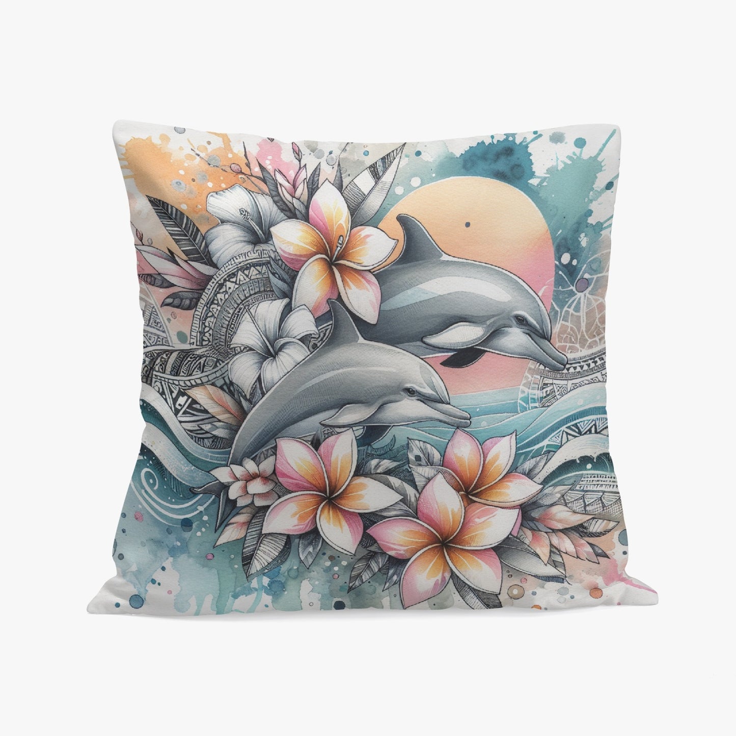 Delightful Dolphins Undersea Pillow Cover - Kim’s Signature Beauty & Accessories    
