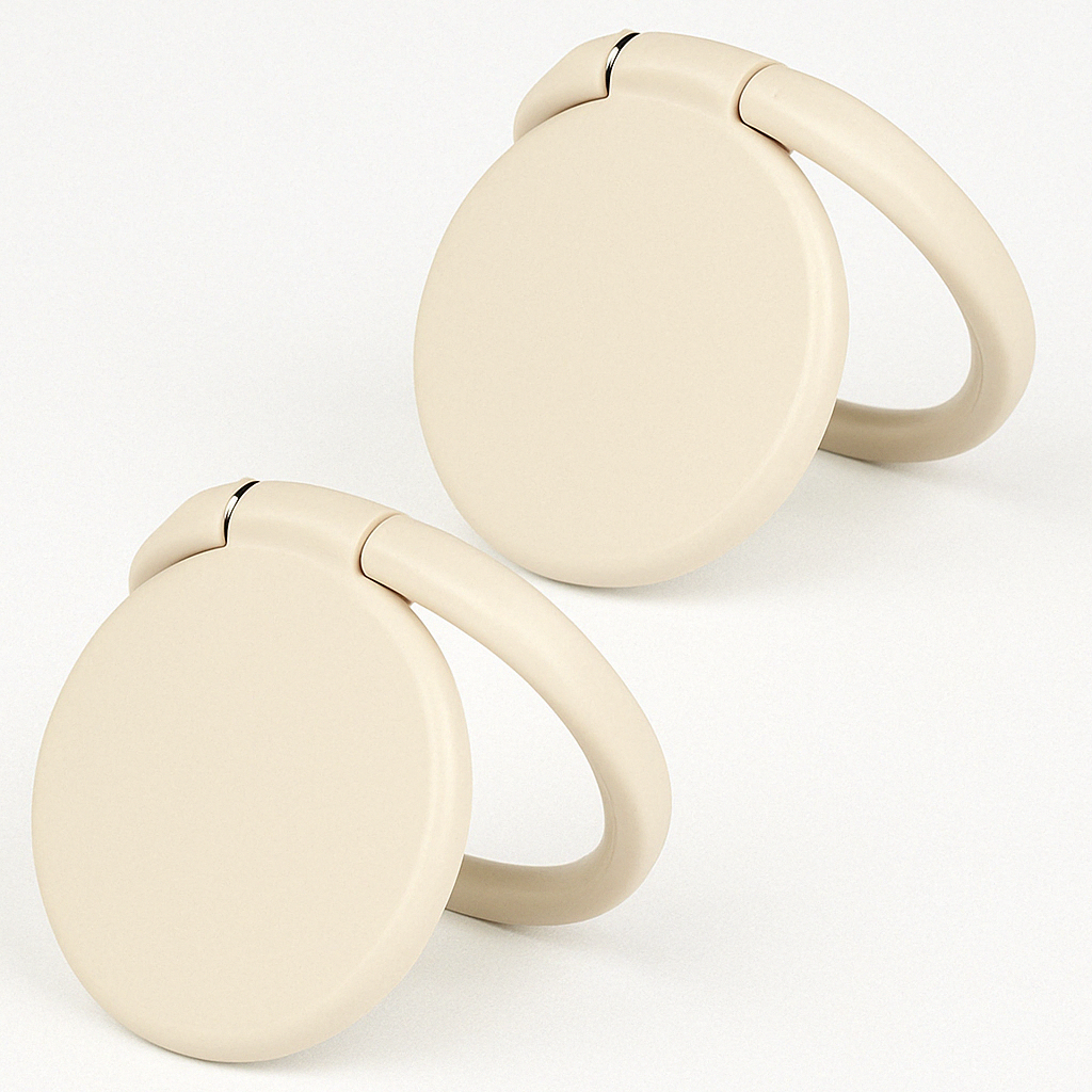 Dimeho 2PCS Cell Phone Ring Holder Stand – 360° Rotation Kickstand (White) - Kim’s Signature Beauty & Accessories    