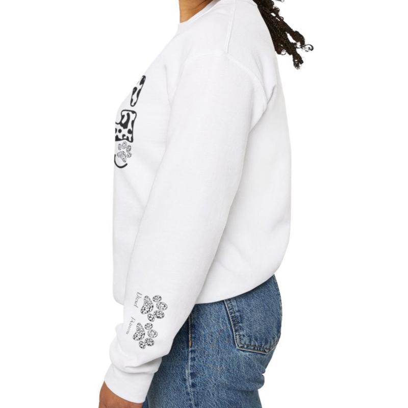 Dog Mama (Personalized Paws) Sweatshirt - Kim’s Signature Beauty & Accessories    