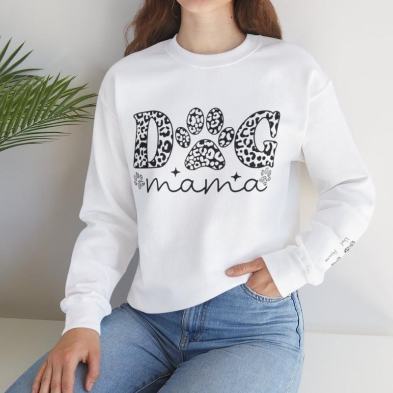 Dog Mama (Personalized Paws) Sweatshirt - Kim’s Signature Beauty & Accessories    