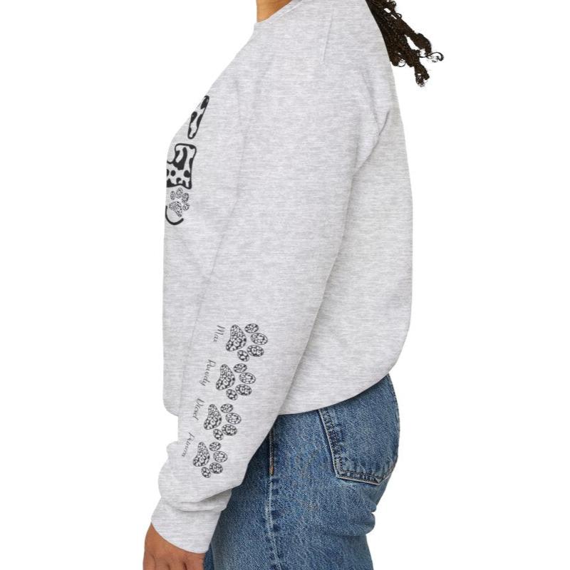 Dog Mama (Personalized Paws) Sweatshirt - Kim’s Signature Beauty & Accessories    