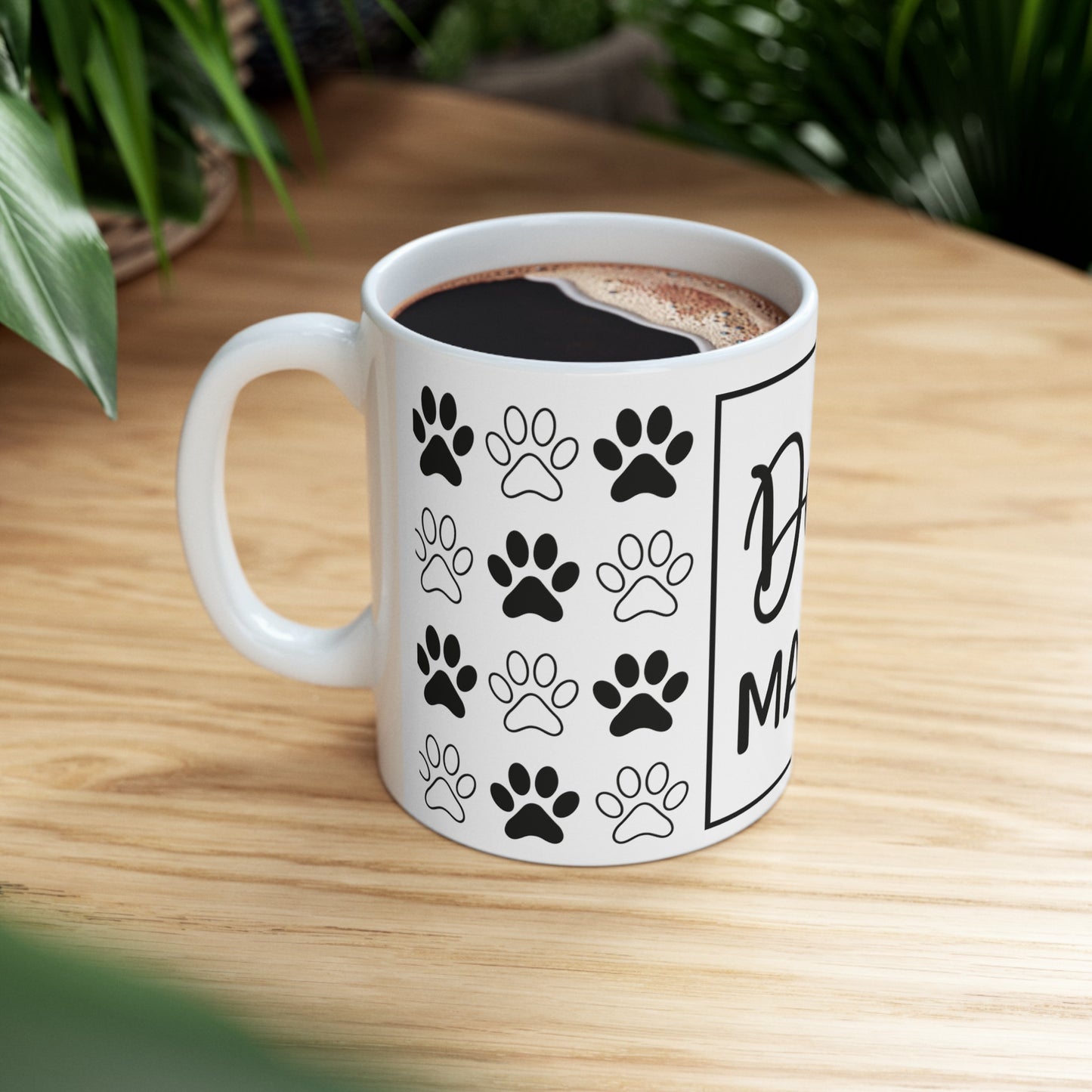 Dog Mama Puppy Paw 11oz Mug - Kim’s Signature Beauty & Accessories    